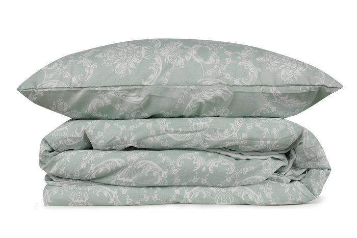 L'essentiel linge de maison Pure - Water Green Juego de Funda de Edredón Doble